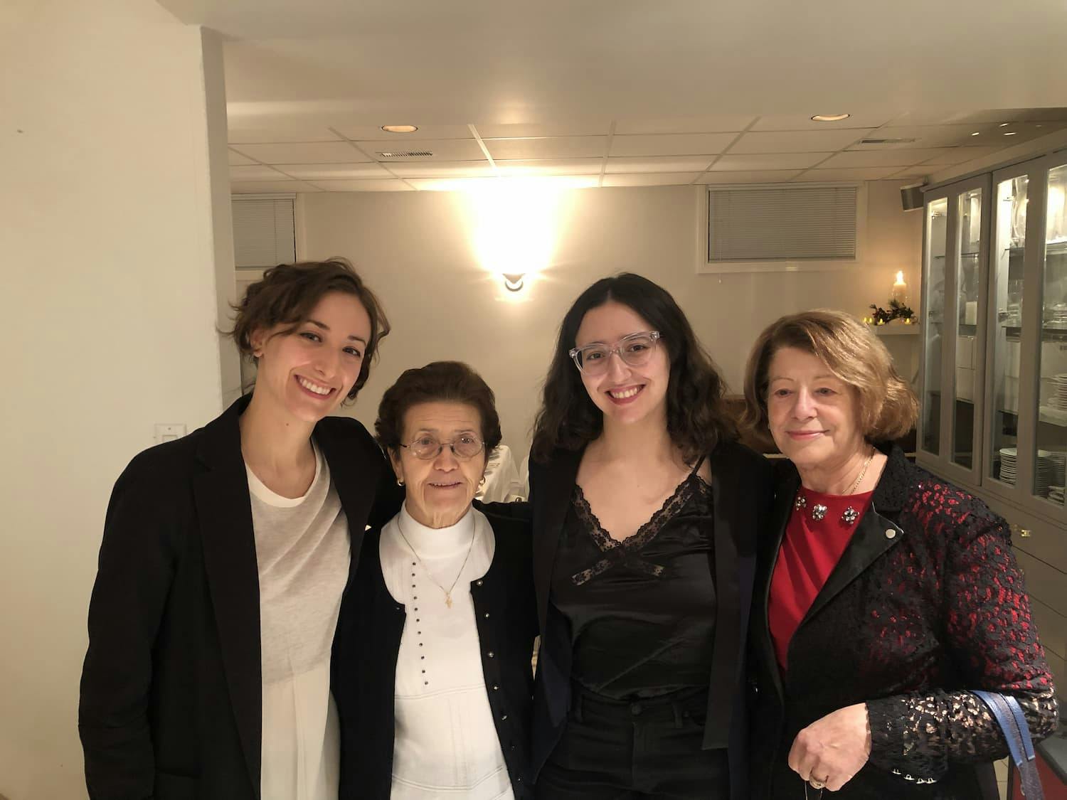 Two of three grandparents I miss terribly in NYC, Carmina and Maria, with sister Martina. Not pictured: Aldo 'The Boss' Troiani